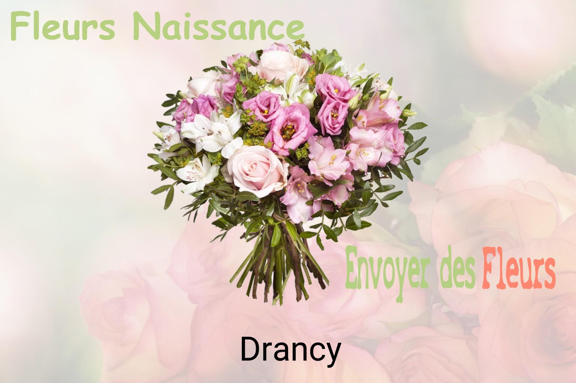 Bouquet de fleurs de naissance livré à Drancy